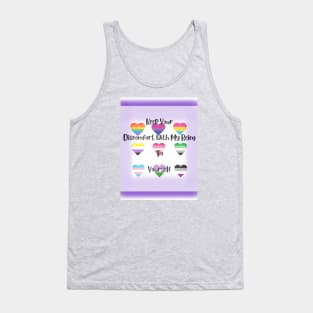 Keep your discomfort to yourself Tank Top